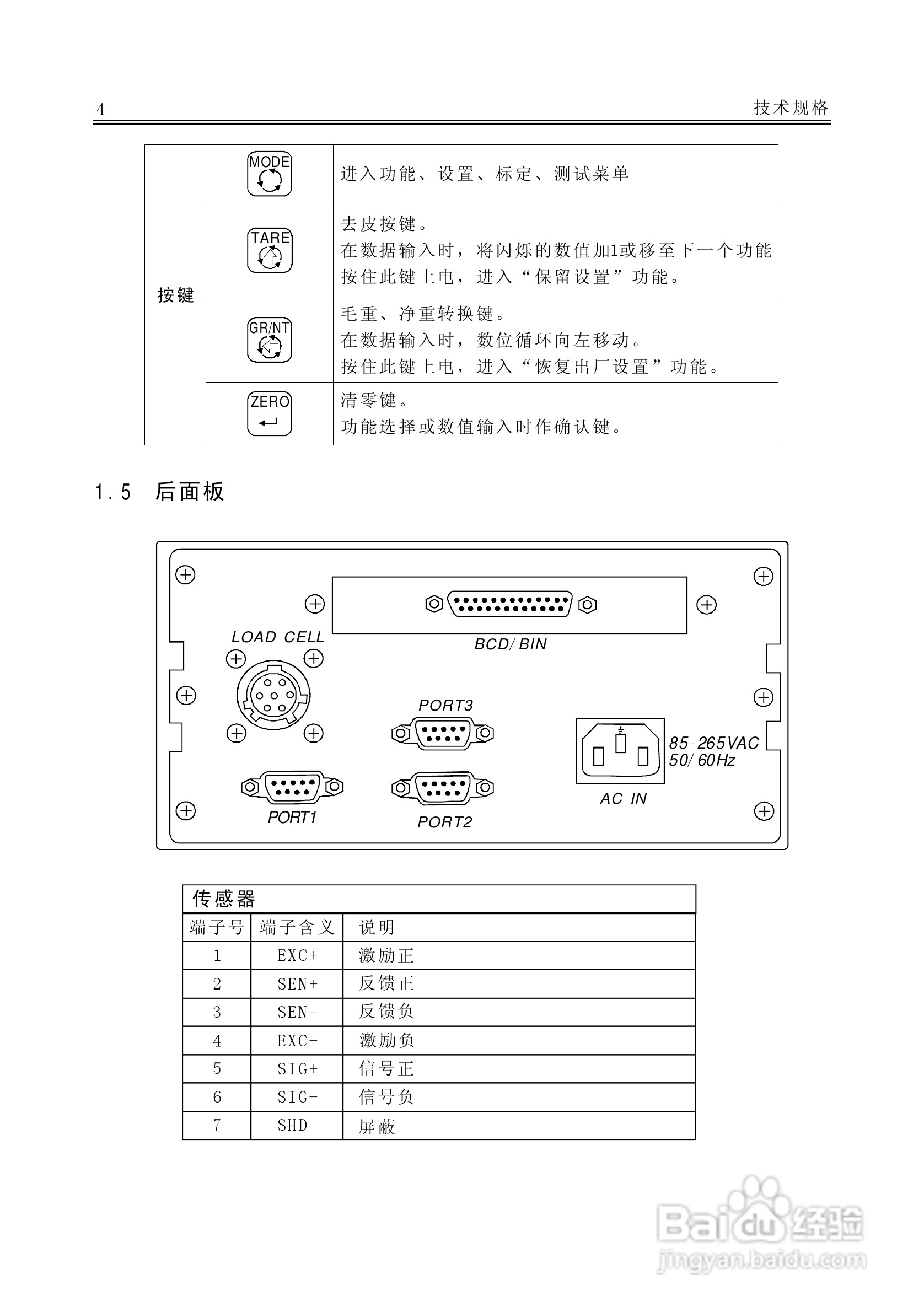 AC－9100A称重显示器说明书:[1]