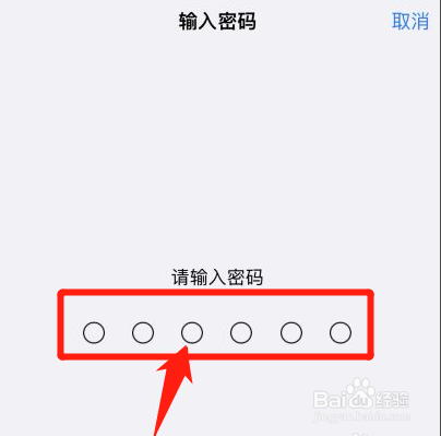 苹果手机怎么设置密码
