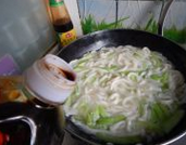 #美食#丝瓜鸡蛋乌冬面做法