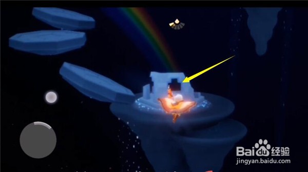 光遇禁阁彩虹下的蜡烛位置