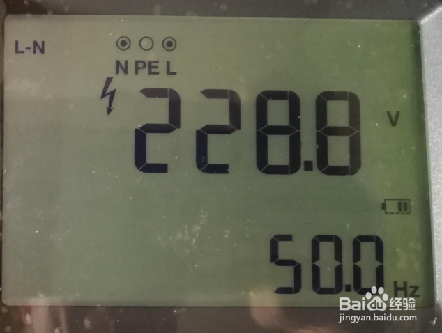 F166X 电气安装测试仪的使用(2、电压测试)