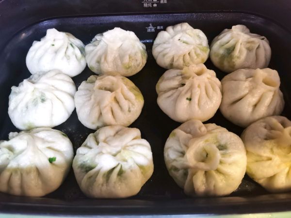 韭菜鸡蛋馅水煎包