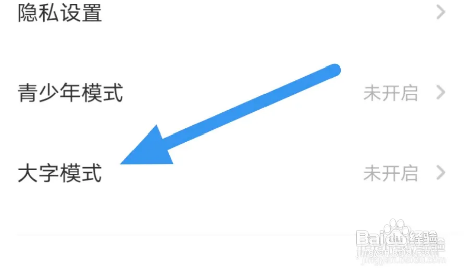 荔枝APP怎样设置大字模式选项