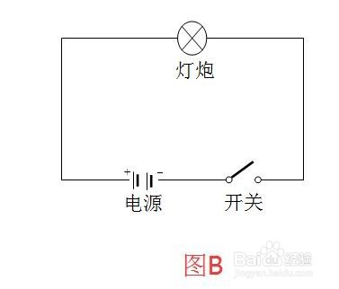 word文档如何画手电筒电路图？