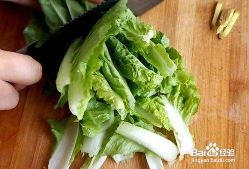 蒜碎炒奶白菜