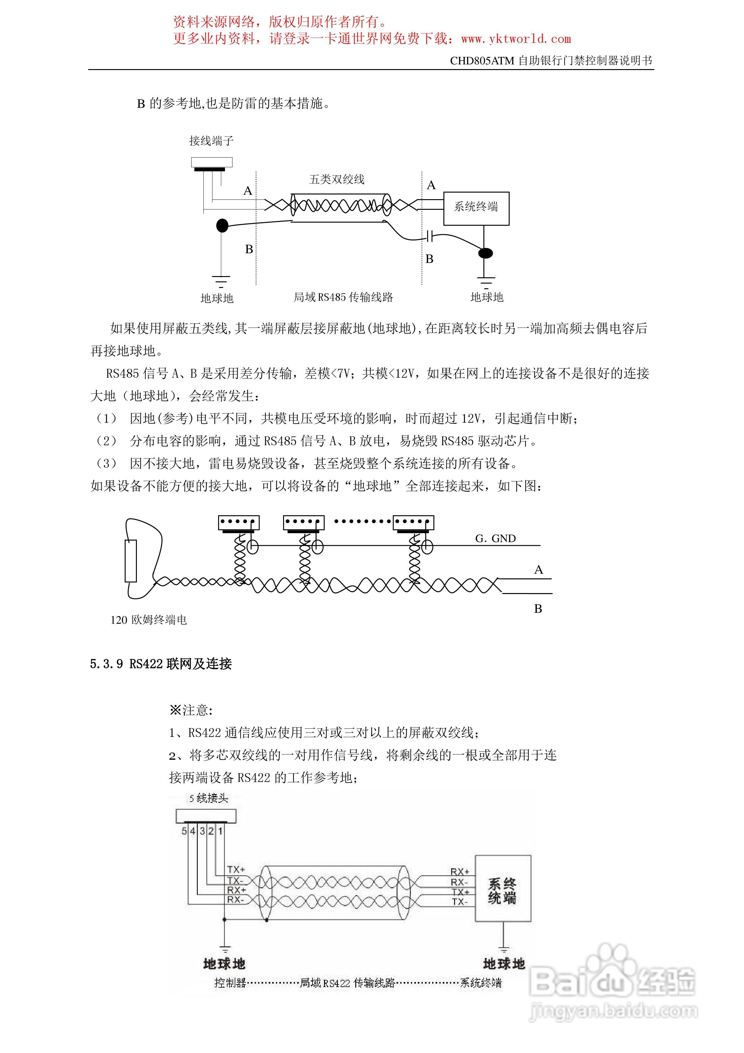 纽贝尔CHD805ATM自助银行门禁控制器说明书:[3]