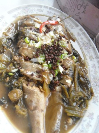 酸菜鳕鱼的做法