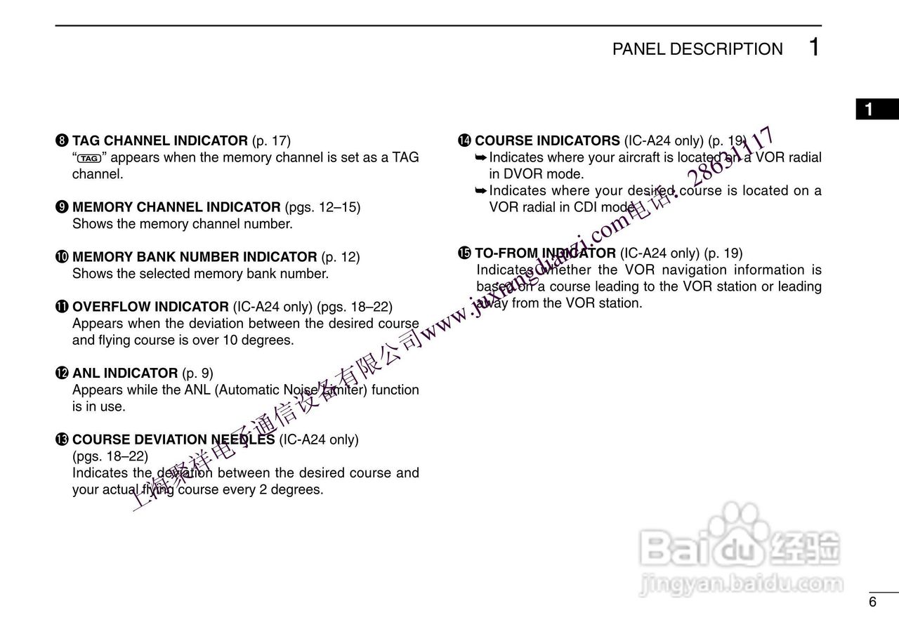航空手持机IC-A24 A6用户手册:[2]