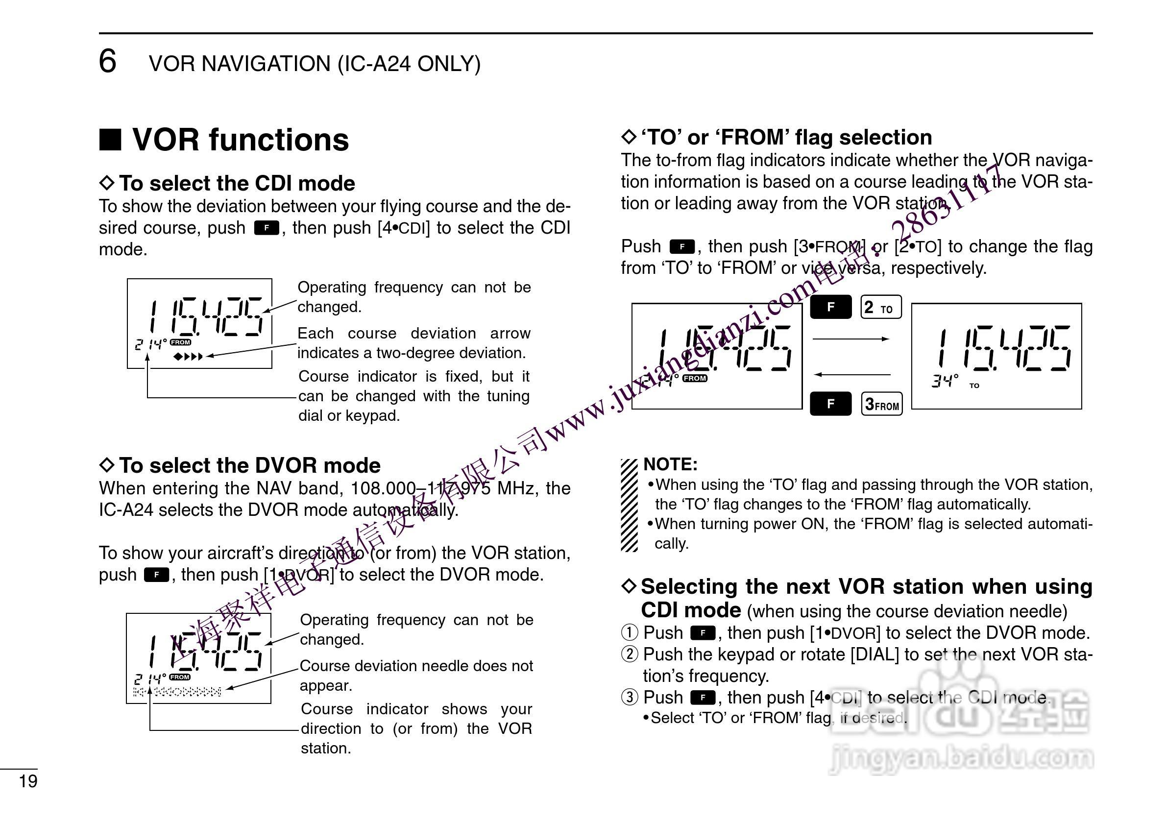 航空手持机IC-A24 A6用户手册:[3]