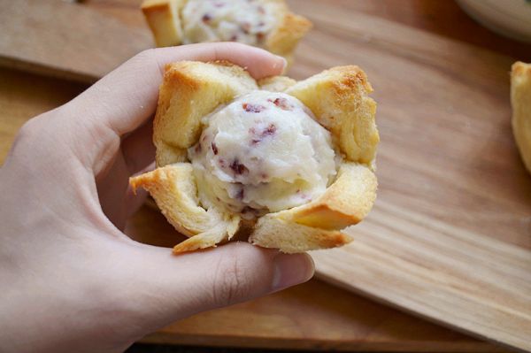 蔓越莓奶香土豆泥吐司塔