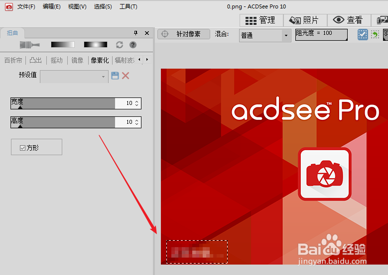 acdsee怎么打马赛克