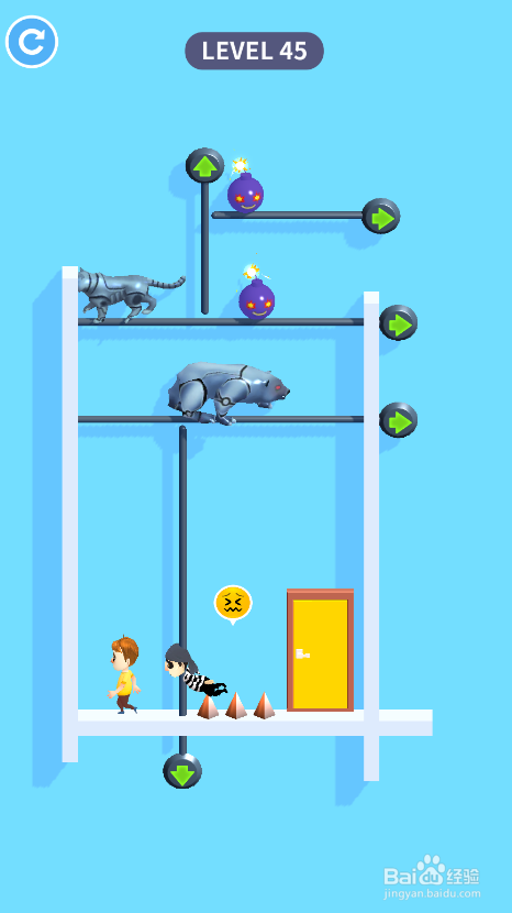 Tap Tap Rescue的第45关怎样通关