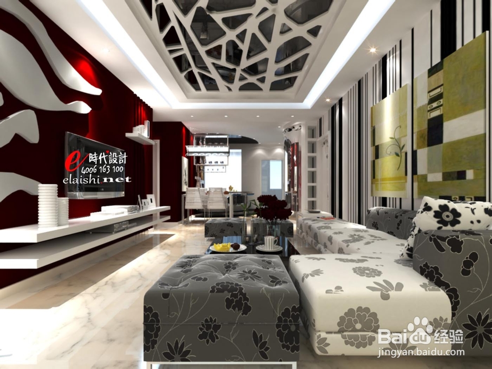 别墅客厅设计怎样体现风格?