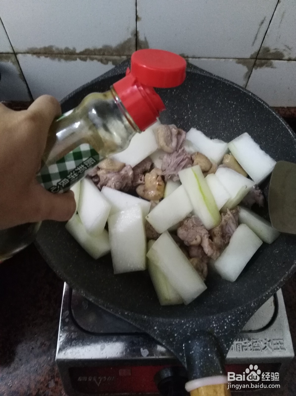 家常菜冬瓜焖鸭