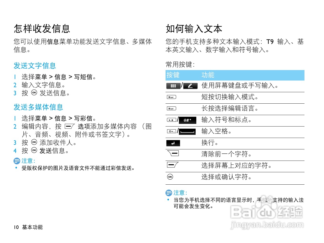 飞利浦X516手机使用说明书:[2]