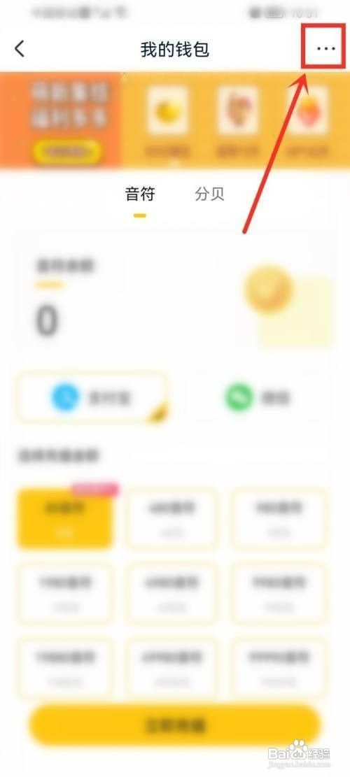 耳萌如何才能查看账单