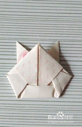 简单折叠纸青蛙