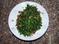 美的电饭煲，菜心腊味饭