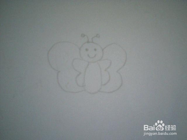 简笔画美丽的蝴蝶这样画