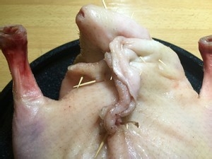 烤鸭的鸭坯制作方法
