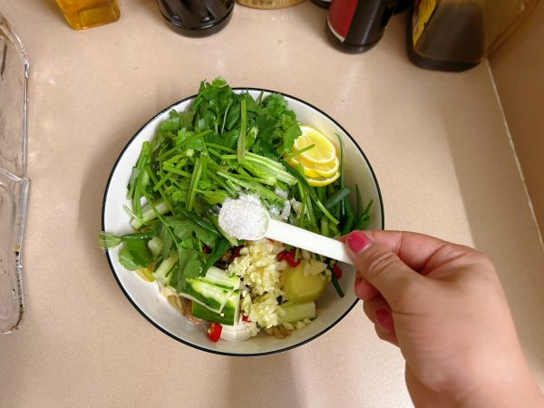 凉拌青瓜小海鲜