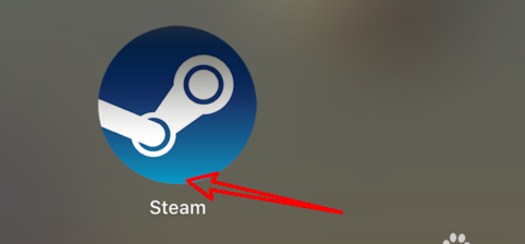 打开电脑上的steam应用程序.