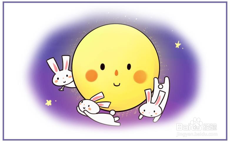 中秋节月亮简笔画