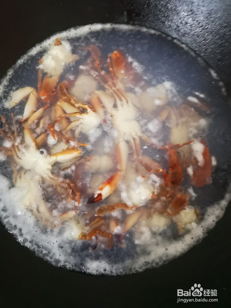 好吃的麻辣大螃蟹