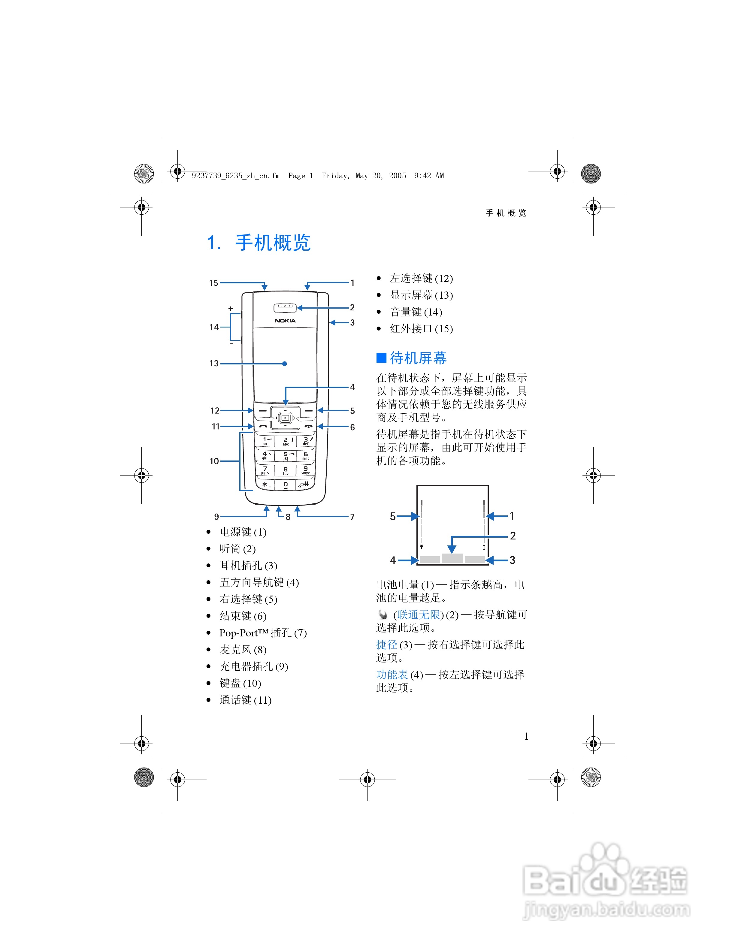 诺基亚6235手机使用说明书:[1]