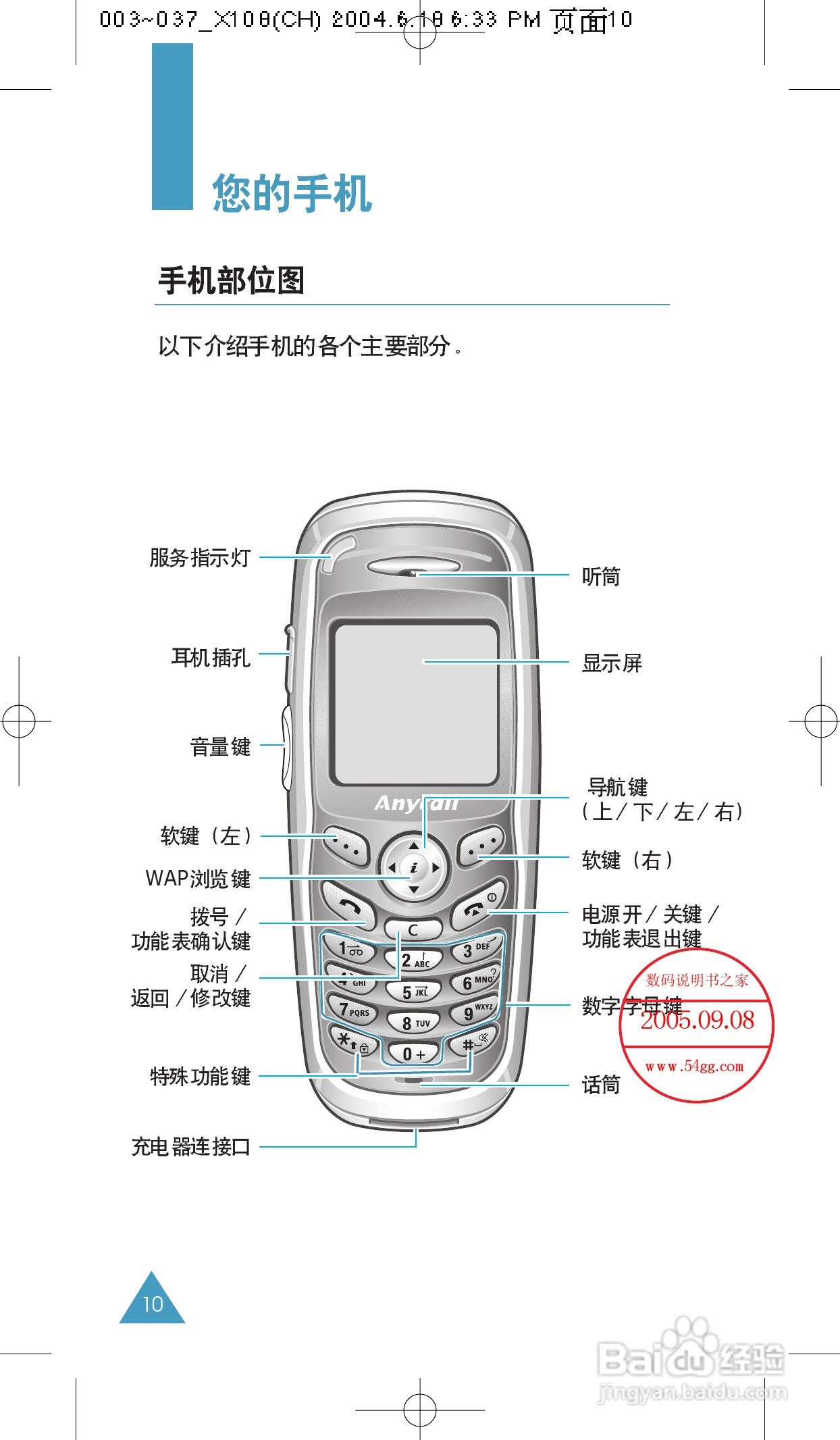 三星SGH-X108手机使用说明书:[1]