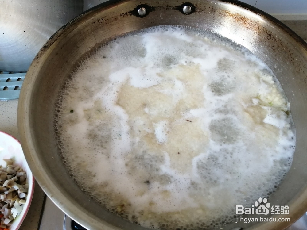 八宝面疙瘩汤的制作方法