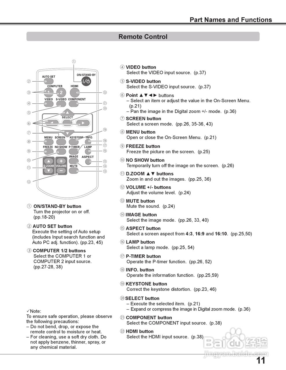 三洋PLC-WL2500投影机使用说明书:[2]