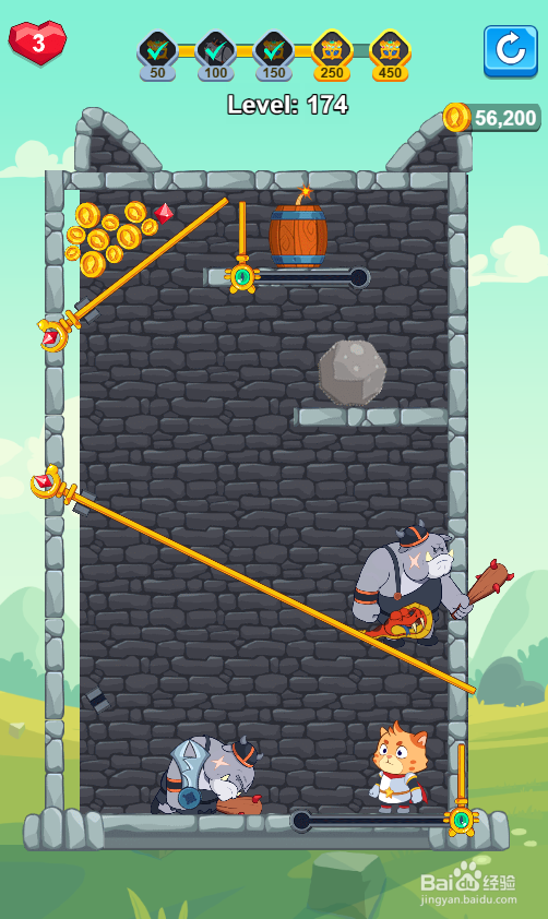 Super Kitty Rescue的Level 174怎样通关?