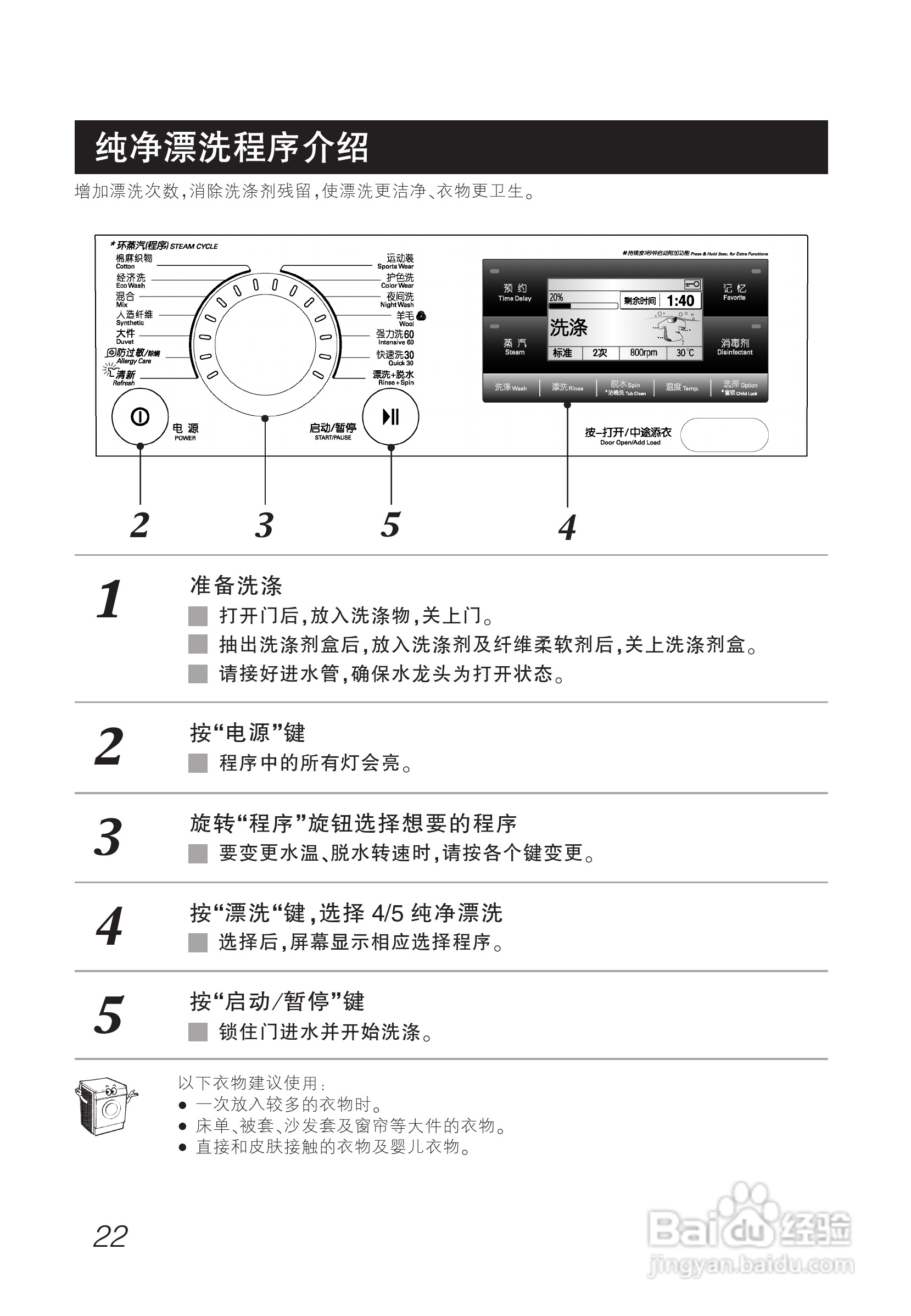 LG WD-T1228ADS洗衣机使用说明书:[3]