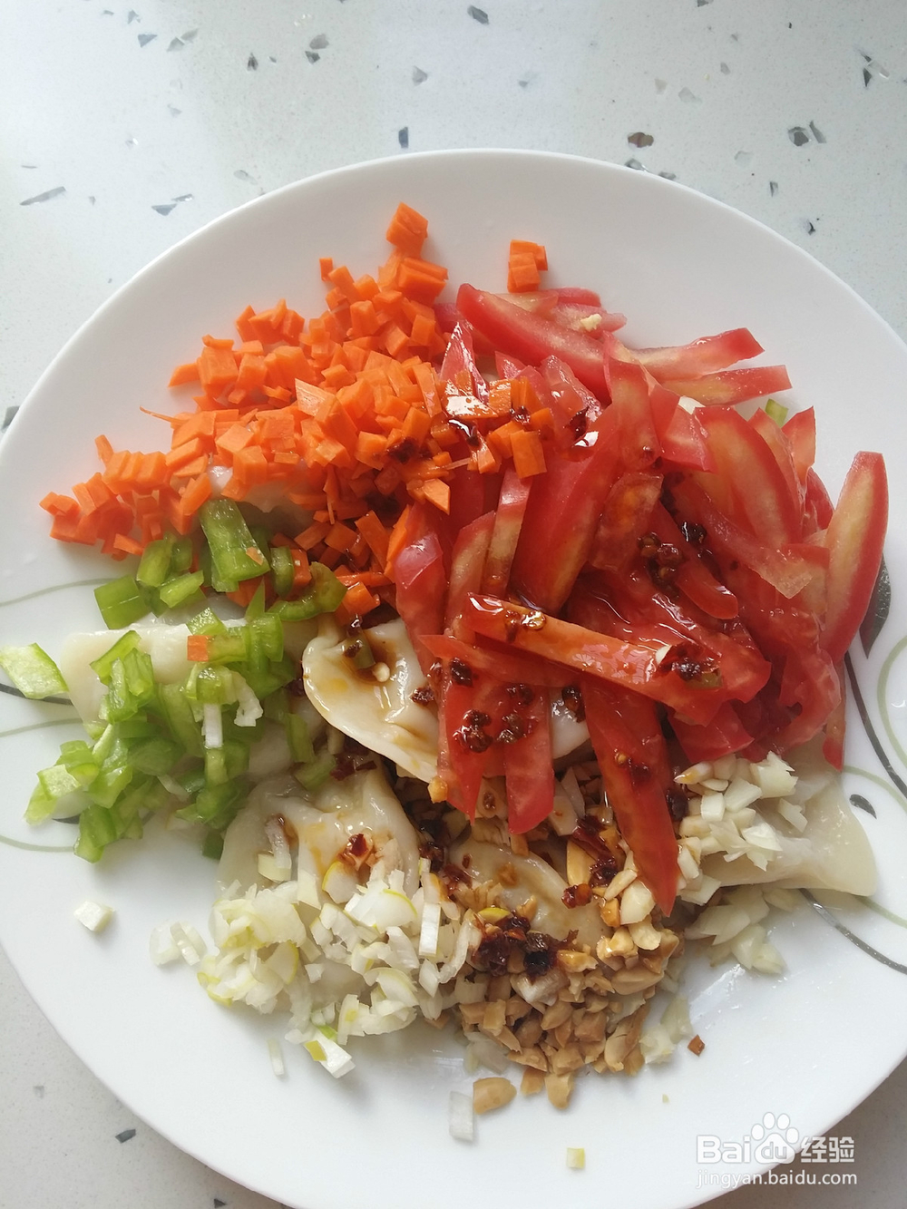 饺子新吃法--凉拌饺子