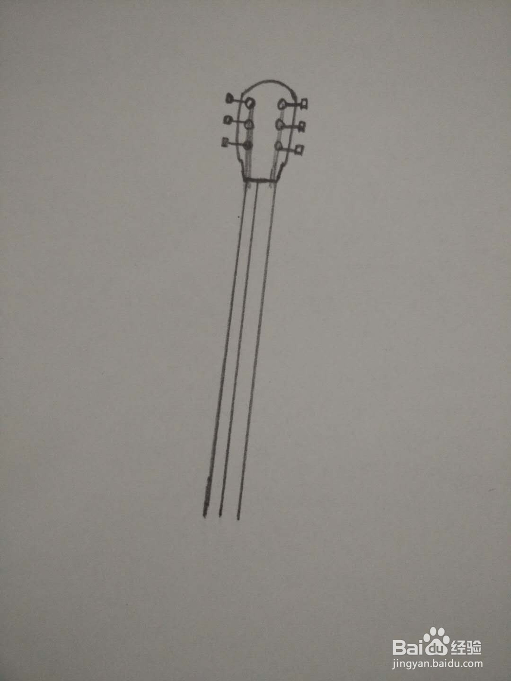教你画吉他简笔画