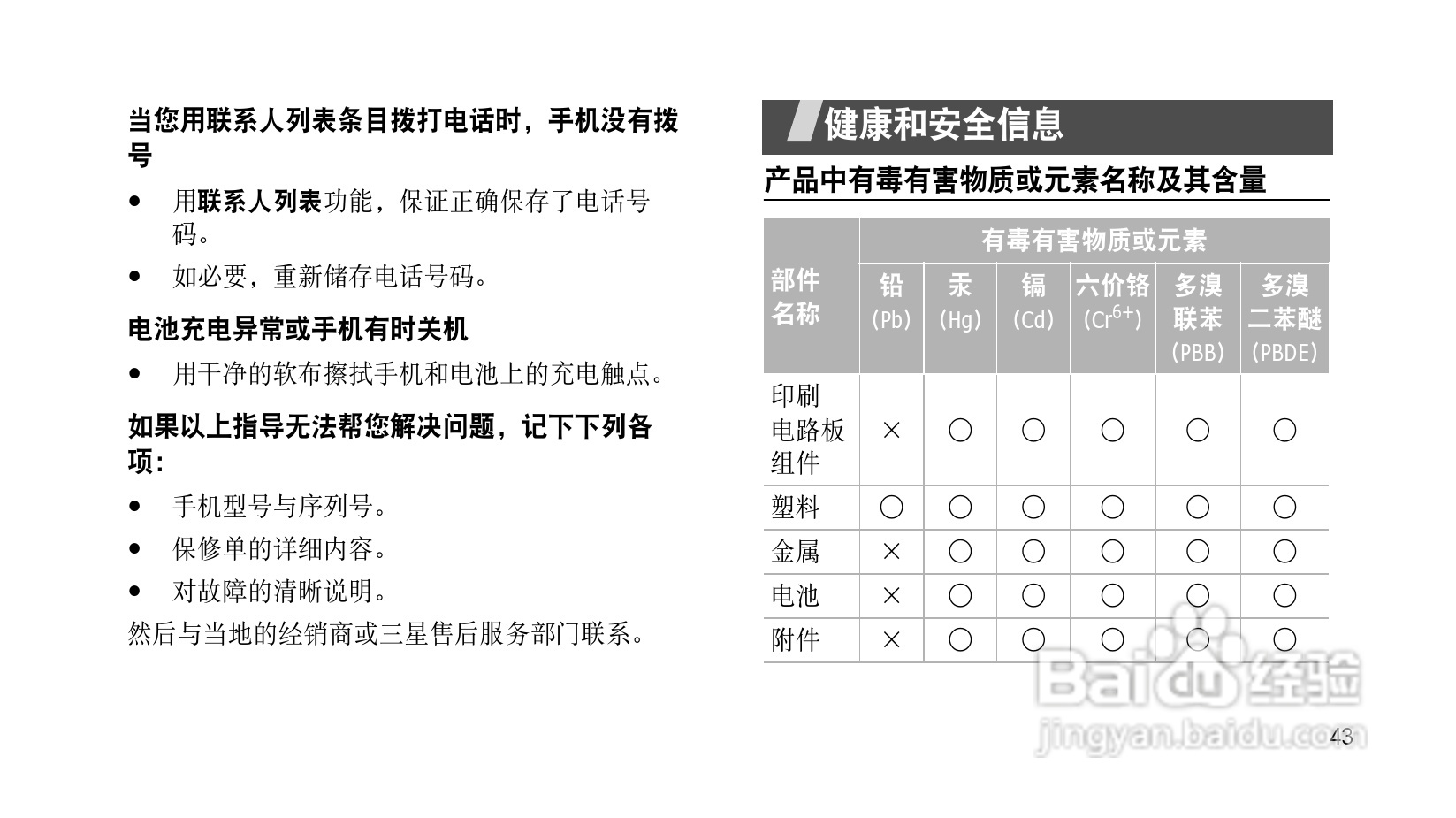 三星使用手册图片