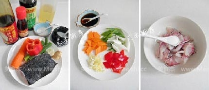 滑炒黑鱼片的做法