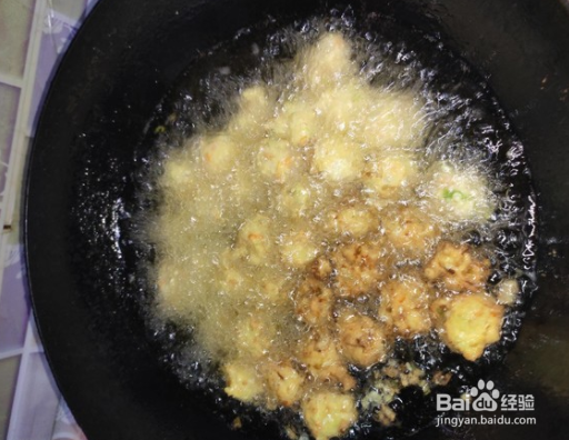 家常炸豆腐丸子