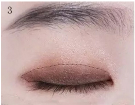 韩式基础单眼皮眼妆