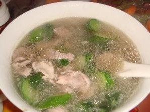 翡翠肉片汤做法 经验分享