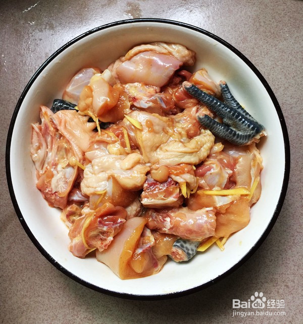 清蒸鸡肉的制作方法