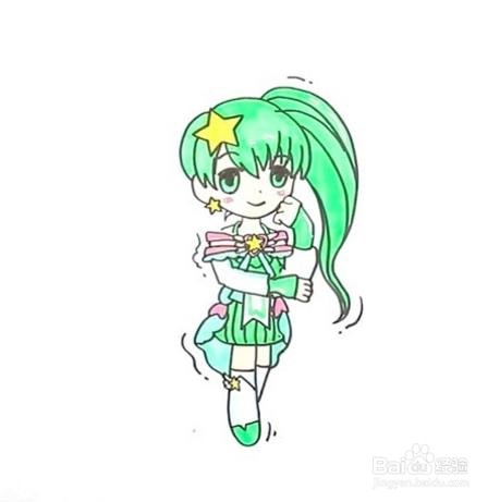 巴拉巴拉小魔仙的简笔画教程