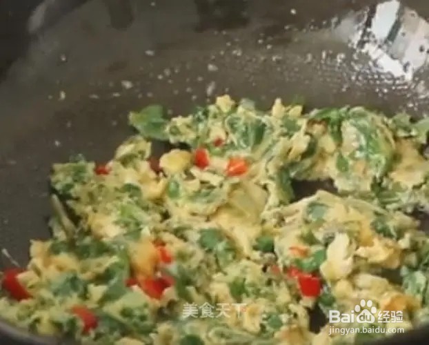 马齿苋炒鸡蛋