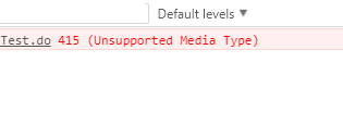 springmvc报错415 Unsupported Media Type