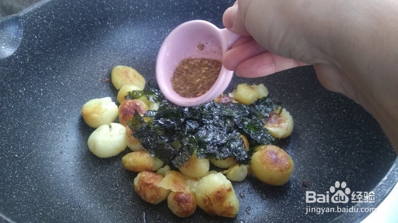 教你做出干锅海苔小土豆