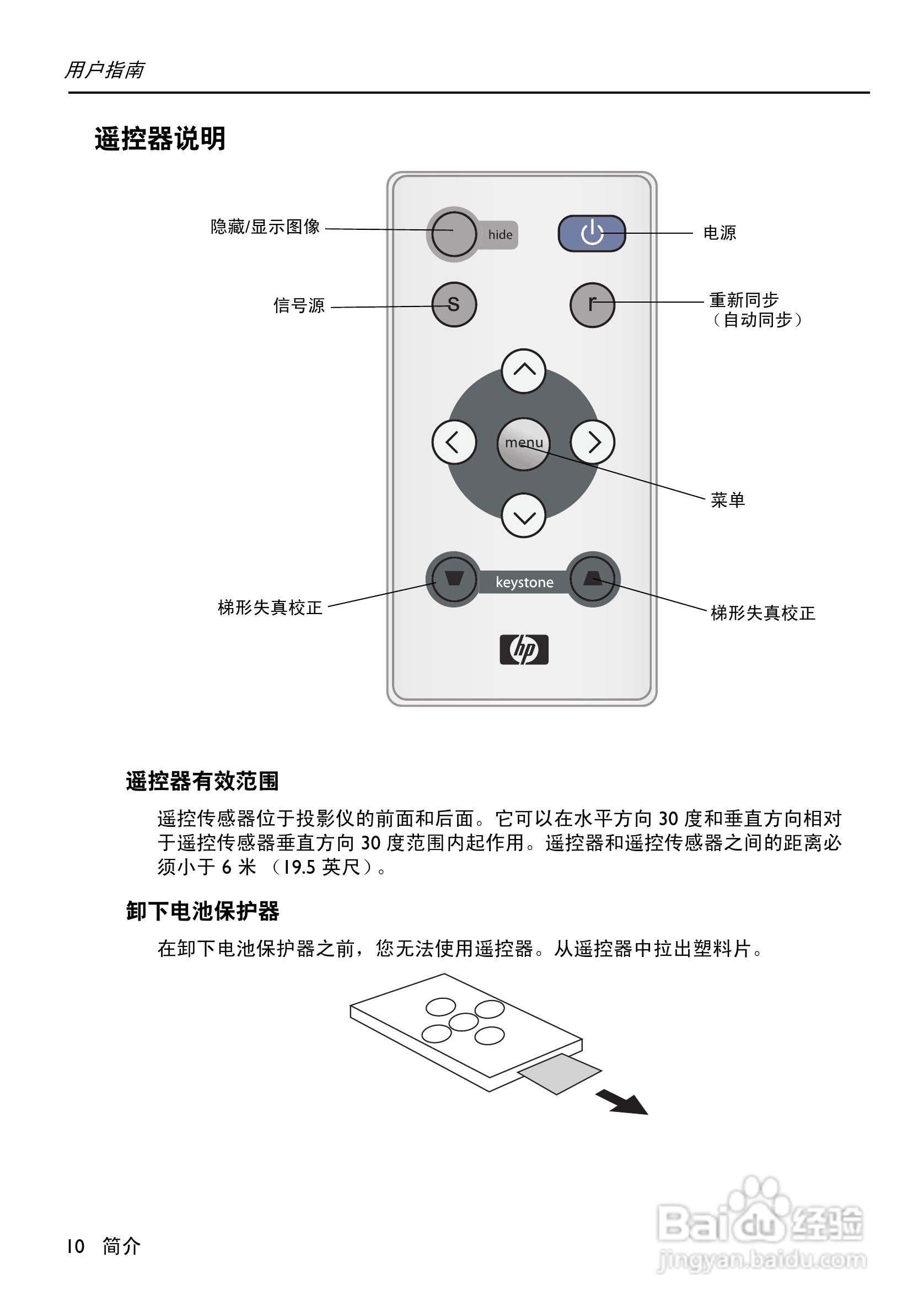 惠普(康柏) HP vp6121 Digital Projector投影机说明:[1]