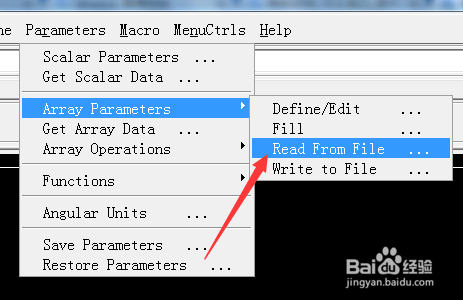 Ansys如何定义参数变量导入数据文件？