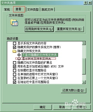 如何显示隐藏文件？