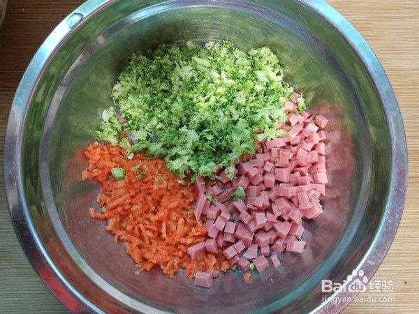 西兰花菜饼的做法步骤